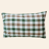 Earthy Check Washed Pillowcase