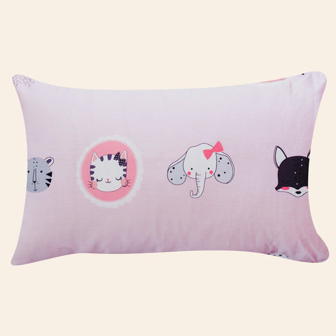 Pink Animals Pillowcase
