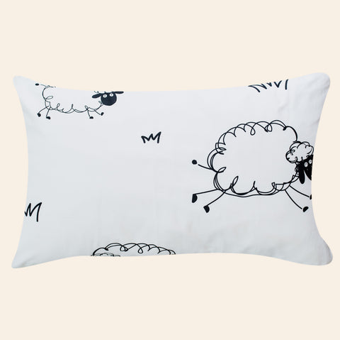 Monochrome Sheep Pillowcase